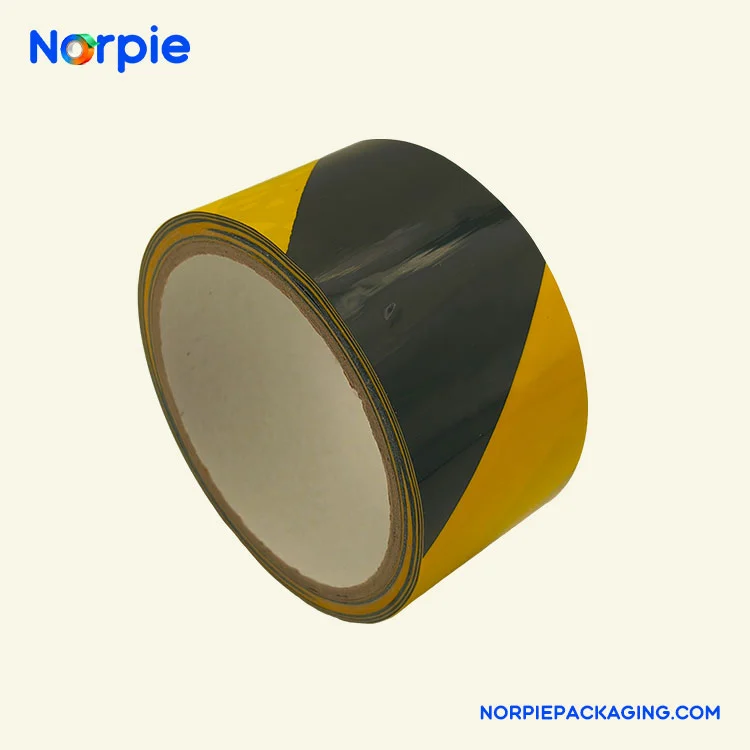 Μαύρη και κίτρινη προειδοποιητική ταινία